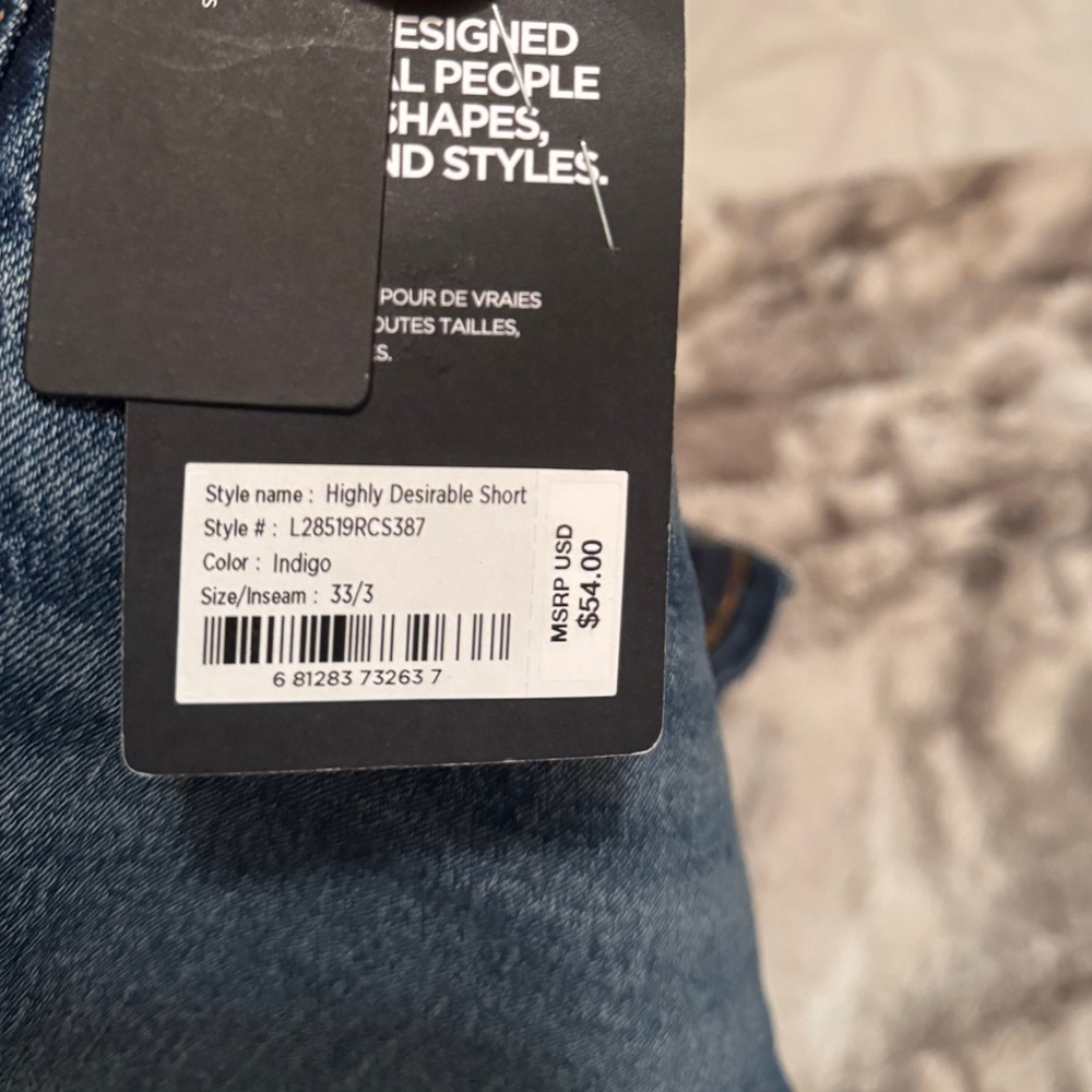 Silver Jeans Blue Distressed Jean Shorts - Picture 4 of 4